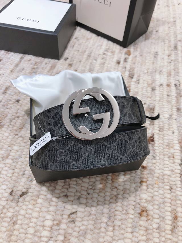 Gucci 3.8Cm专柜热销经典爆款 精工制作 防水面料 手感超好 配全套包装礼盒