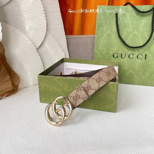 特 Gucci 3.0Mm 女款 顶级原单 专柜原厂皮 专柜同款 高端品质 时尚百搭