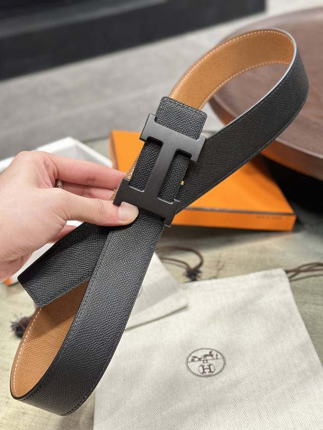 特 Belt Buckle & Reversible Leather Stra Mm