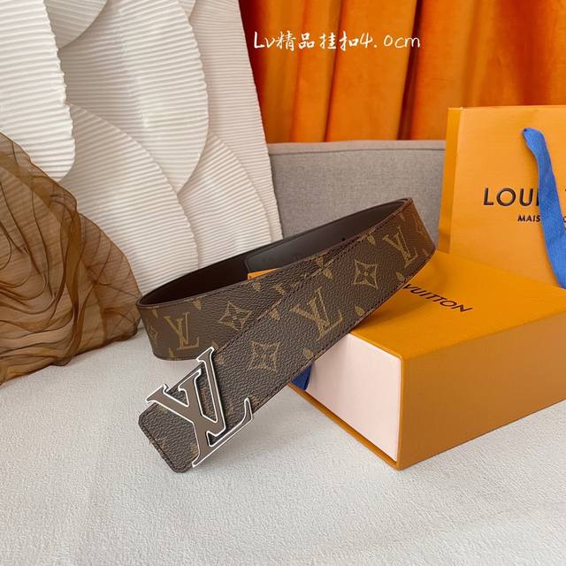 特 Louis Vuitton驴牌 ：经典原单品质，经典印花面配原版平纹皮，搭配原单精品扣，精工制作，细节看图，实物拍摄，高端奢华，宽度4.0Cm
